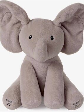 Baby GUND Flappy The Elephant Animated Plush Toy Sings | Moves | 12” Tested